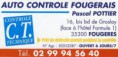 AUTO CONTROLE FOUGERAIS - PASCAL POTTIER - FOUGERES